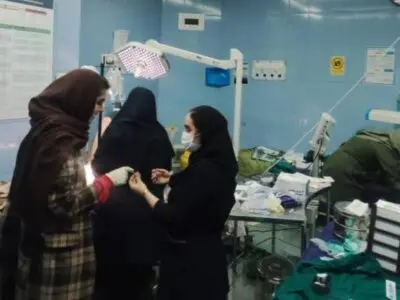تولد نوزاد دختر در اورژانس بیمارستان شهدای رضوانشهر