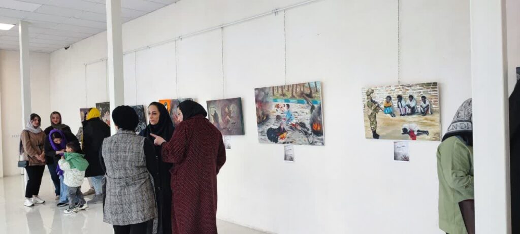نمایشگاه «حقوق بشر در سایه» در زیباکنار رشت، روایتی از صلح و مسئولیت جمعی در قبال رنج‌های خاموش