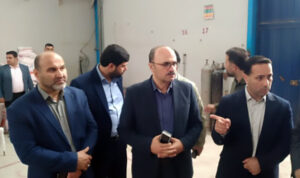 بازدید سرپرست شرکت شهرکهای صنعتی گیلان و مسئول سازمان بسیج صنعت و معدن کشور از واحدهای صنعتی شهرک صنعتی سفیدرود رشت