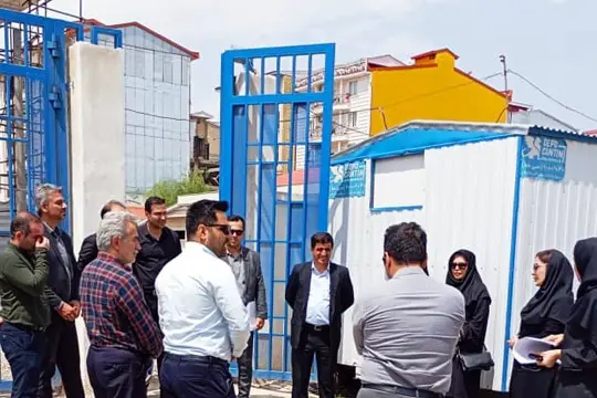 بازدید نمایندگان سازمان برنامه و بودجه کشور از پروژه‌های فاضلاب رشت، بندرانزلی و آستارا