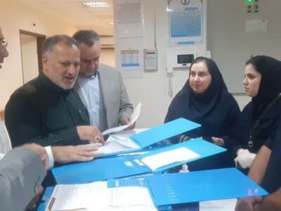 بازرسی سرزده بازرس کل گیلان از بیمارستان شهید بهشتی و دستگاه‌های اجرایی آستارا