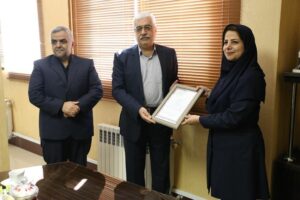 تجلیل مدیران شرکت‌های نفت و گاز گیلان از خدمات دکتر لاله محمودی