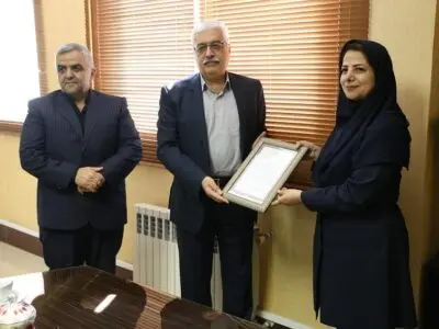 تجلیل مدیران شرکت‌های نفت و گاز گیلان از خدمات دکتر لاله محمودی