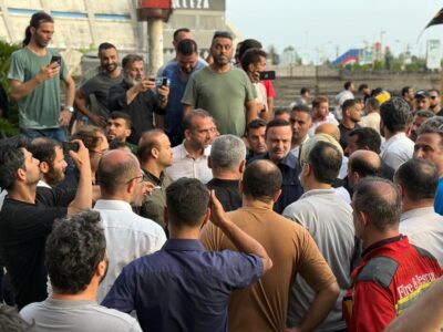 بازدید میدانی دبیر شورای‌عالی مناطق آزاد از محل آتش‌سوزی مجتمع ونوس انزلی