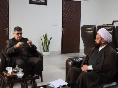 بررسی راهکارهای تأمین مسکن طلاب در دیدار مدیر مرکز خدمات حوزه علمیه با بنیاد مسکن گیلان