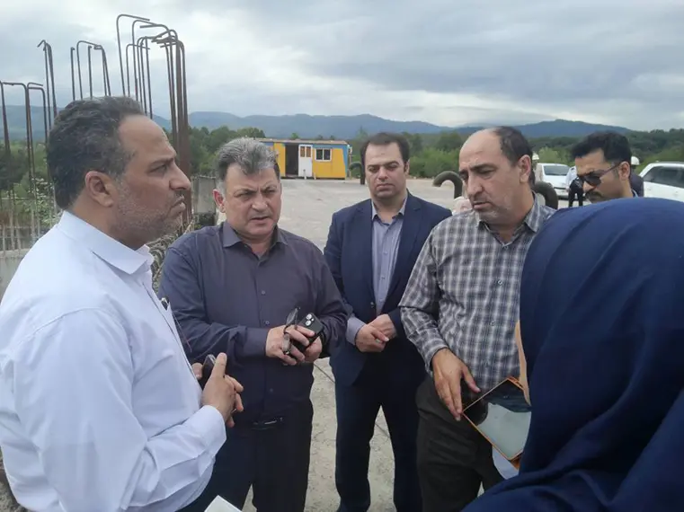بازدید مدیرعامل شرکت مهندسی آبفای کشور از پروژه‌های کلیدی استان گیلان