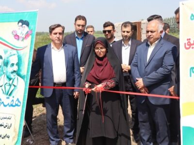 بهره‌برداری از چاه عمیق روستای کلاچاه دوم خمام در هفته دولت