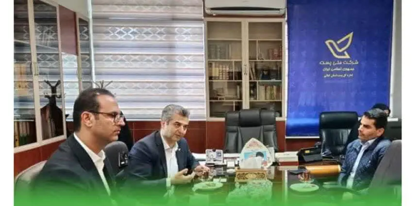 دیدار شهردار منتخب بندر کیاشهر با مدیرکل پست گیلان برای اجرای پروژه ملی «جی‌نف»