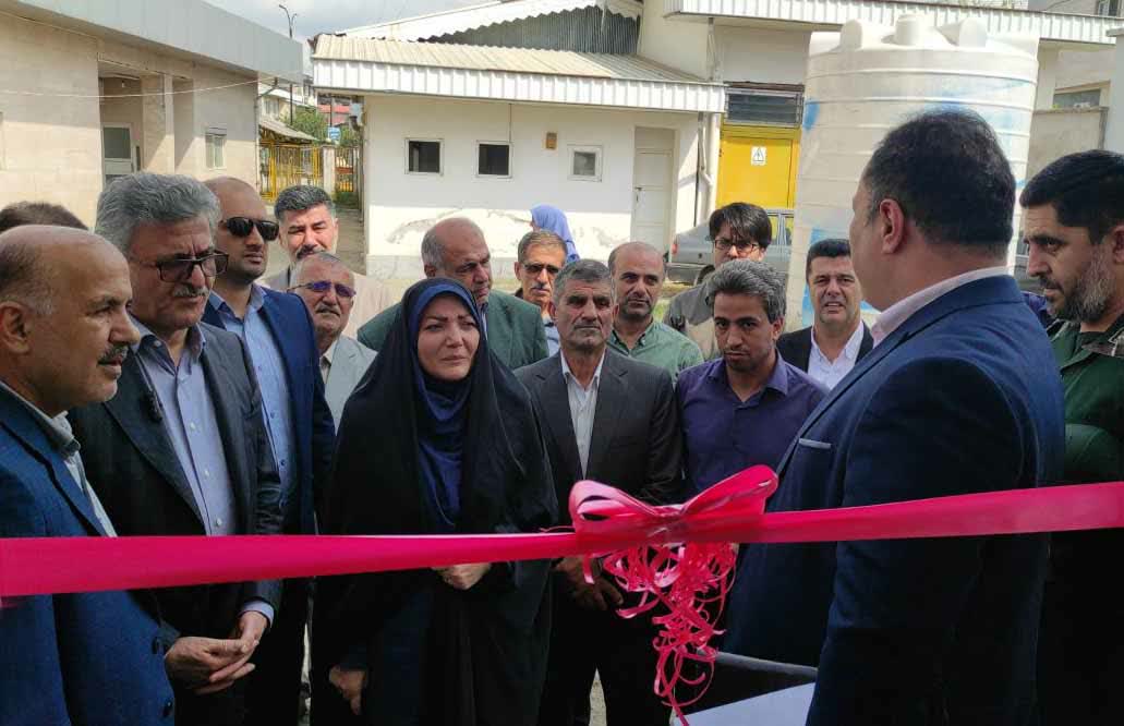 تصفیه‌خانه فاضلاب بیمارستان غدیر سیاهکل افتتاح شد