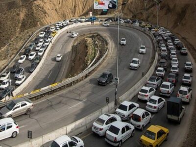 هشدار درباره محدودیتهای ترافیکی آخر هفته در محورهای شمالی ترافیک سنگین در جاده چالوس و آزادراه تهران–شمال