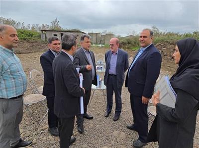 بازدید مسئولان ارشد از پروژه ملی تصفیه‌خانه فاضلاب لنگرود / تصمیمات کلیدی برای تسریع در اجرای طرح