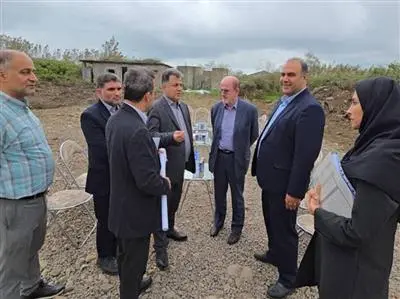 بازدید مسئولان ارشد از پروژه ملی تصفیه‌خانه فاضلاب لنگرود / تصمیمات کلیدی برای تسریع در اجرای طرح