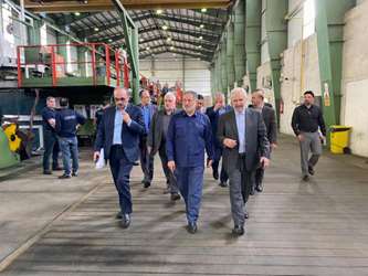 بازدید مدیرکل بازرسی گیلان و مدیرعامل شرکت شهرک‌های صنعتی از شهرک سفیدرود رشت