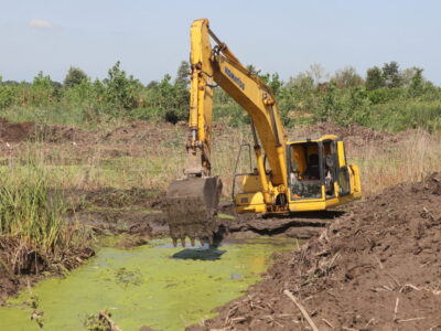 لایروبی ۵۰۰ هکتار آب‌بندان با تهاتر خاک در گیلان