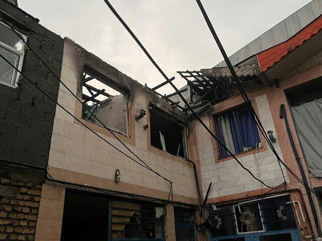 سوختگی شدید سه عضو یک خانواده در آتش‌سوزی بامدادی رشت