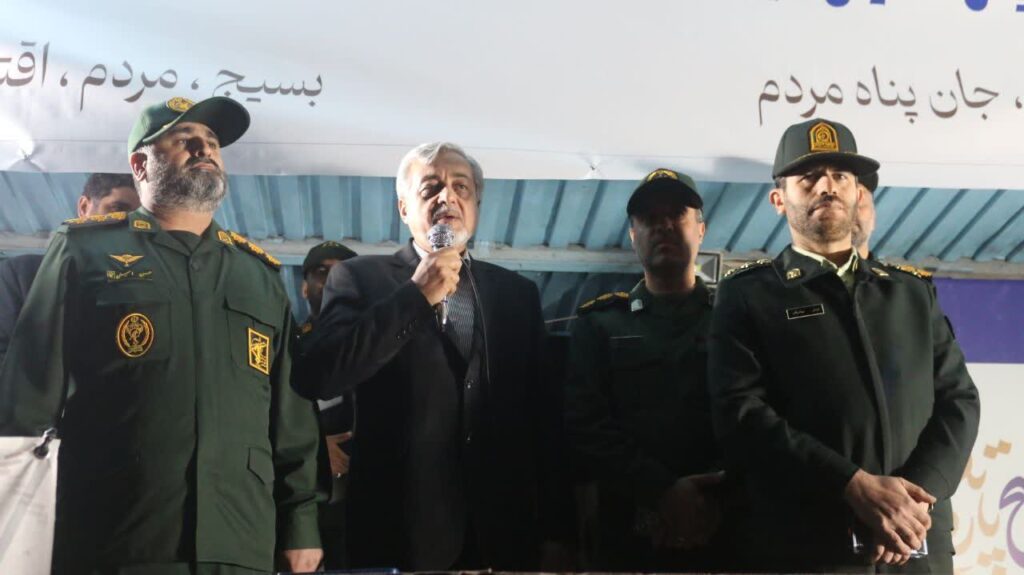 امینی در رزمایش امنیتی «میعاد رضویون» سپاه ناحیه مرکزی رشت