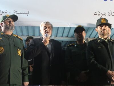 امینی در رزمایش امنیتی «میعاد رضویون» سپاه ناحیه مرکزی رشت