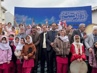 هفته رشت با طنین شادی و هویت از مدارس آغاز شد