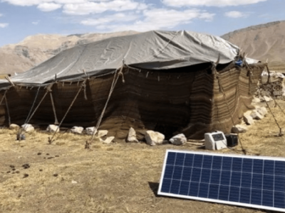 برق پایدار به سیاه‌چادرهای عشایر گیلان رسید