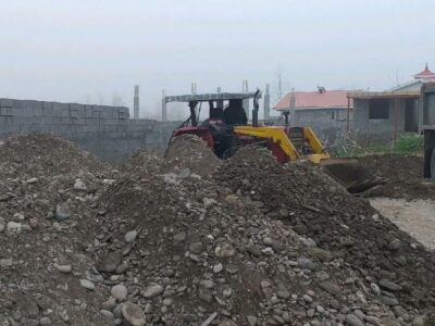 کشف دپوي بيش از 410 تن شن و ماسه قاچاق در رشت