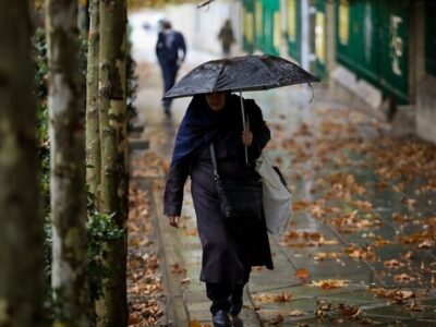ورود سامانه بارشی به کشور از دوشنبه؛ بارش در شمال و غرب و مواج شدن خزر