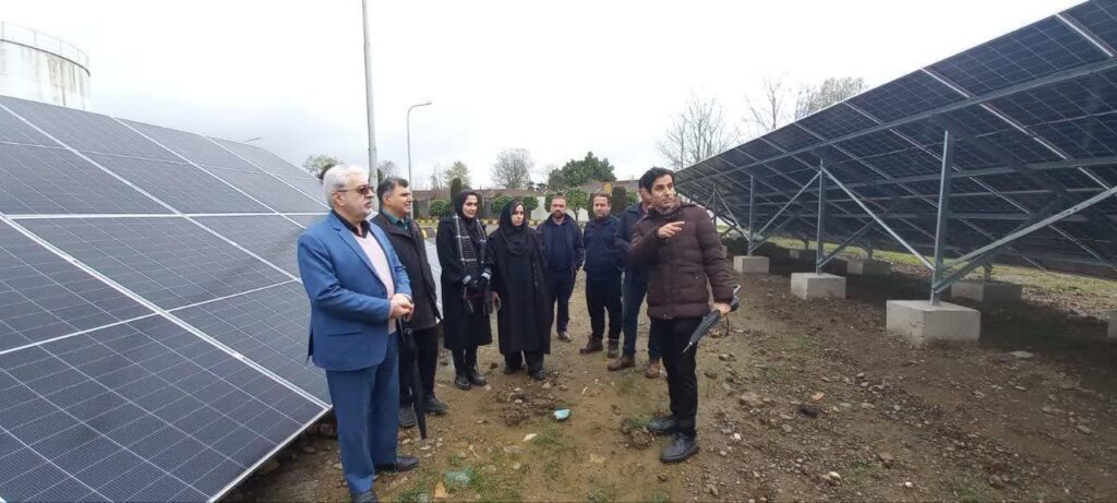 نیروگاه خورشیدی ۵۰ کیلوواتی انبار نفت رشت به بهره‌برداری رسید
