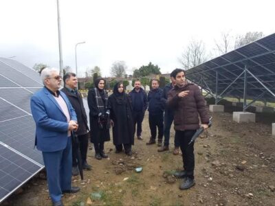 نیروگاه خورشیدی ۵۰ کیلوواتی انبار نفت رشت به بهره‌برداری رسید