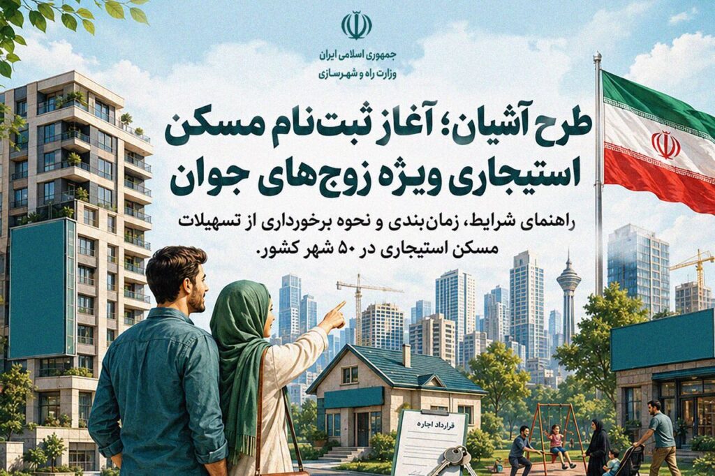 طرح «آشیان» به گیلان رسید؛ آغاز ثبت‌نام مسکن استیجاری زوج‌های جوان