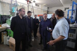 بازدید مدیرعامل منطقه آزاد انزلی و بازرس کل گیلان؛ تأکید بر تسریع در رفع موانع تولید