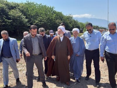 نماینده ولی فقیه و مدیران گیلان از سایت پسماند بازدید کردند