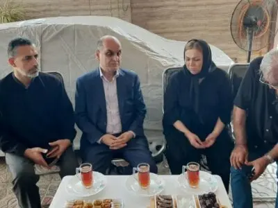 دیدار استاندار گیلان با خانواده دریانورد شهید بندرانزلی