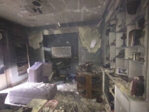 شست‌وشو با بنزین در آشپزخانه، خانه‌ای در رشت را به آتش کشید/ یک نفر مصدوم شد