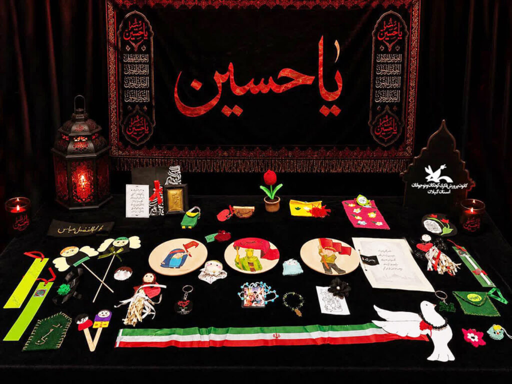 ۱۸۰۰ دست‌سازه حسینی کودکان گیلانی در مسیر پیاده‌روی اربعین توزیع می‌شود