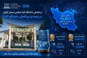 درخشش دانشگاه آزاد گیلان در رتبه‌بندی سایماگو ۲۰۲۶