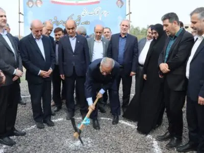 کلنگ احداث مدرسه ویژه کودکان اتیسم در رشت به زمین زده شد