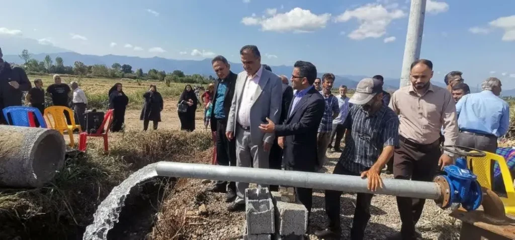 آب پایدار ۶۰ هکتار از شالیزارهای رودسر تأمین شد