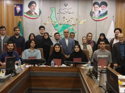 تجلیل از ۸ رتبه‌برتر کنکور ۱۴۰۵ در گیلان با حضور استاندار