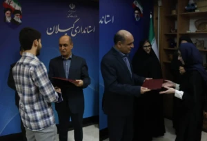 تجلیل حق‌شناس از دو رتبه برتر کنکور سراسری؛ رتبه ۱۶ انسانی و رتبه ۹ هنر کشور