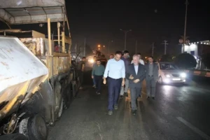 روکش آسفالت مسیر فرودگاه رشت تا دانشگاه گیلان آغاز شد