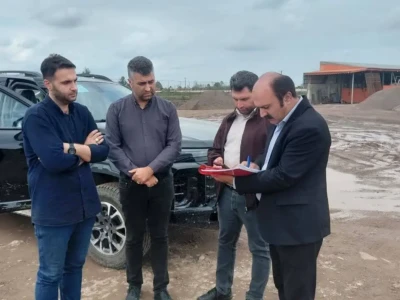 پلمب واحد خرید و فروش شن و ماسه غیرمجاز در فومن